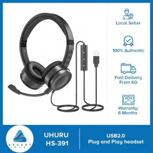 Uhuru AU-HS391 Noise Cancelling USB 2.0 Headset